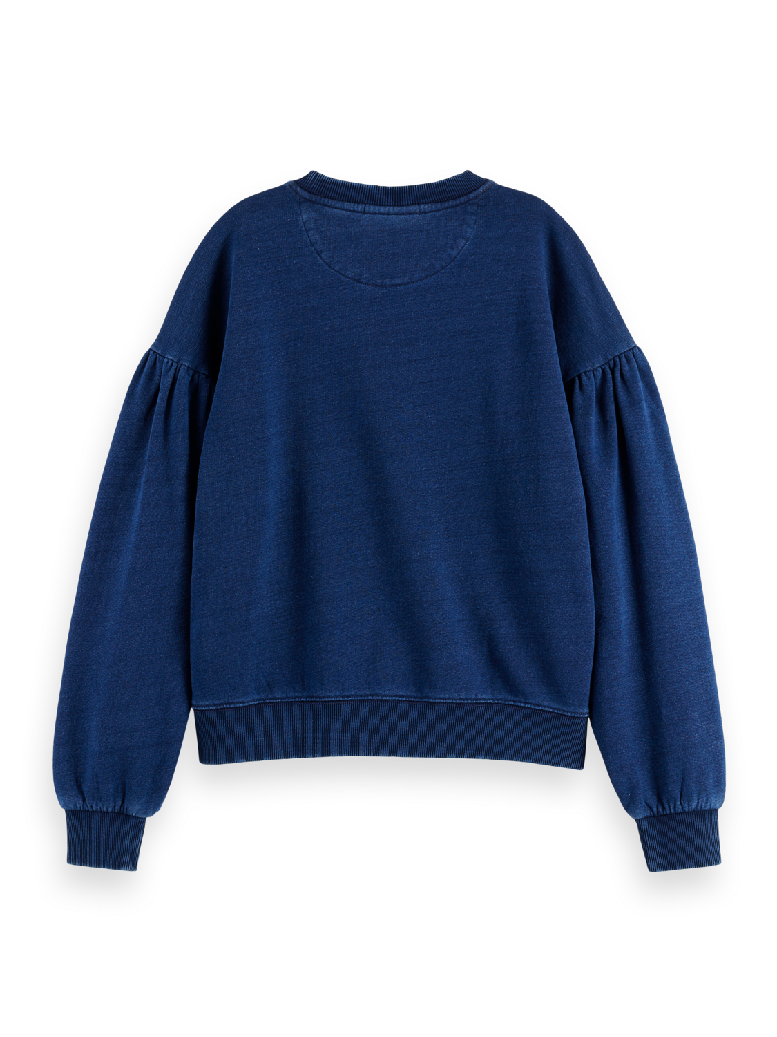 balloon sleeves crew neck sweatshirt