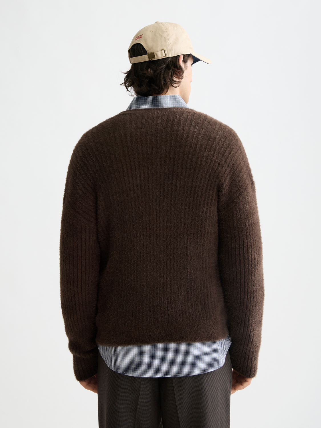 Hairy cardigan