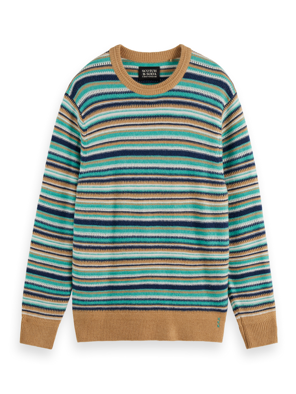 striped pullover knit