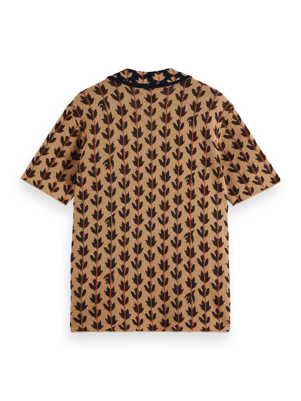 Knitted short sleeve shirt