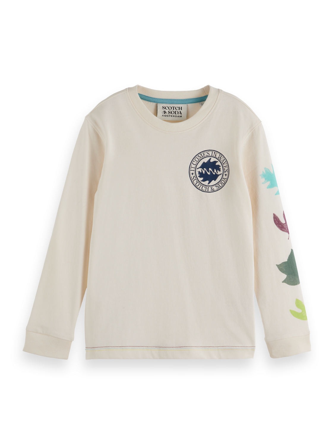 Boys Relaxed-fit long-sleeved artwork t-shirt
