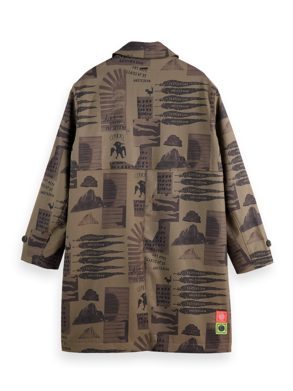 Collage car coat