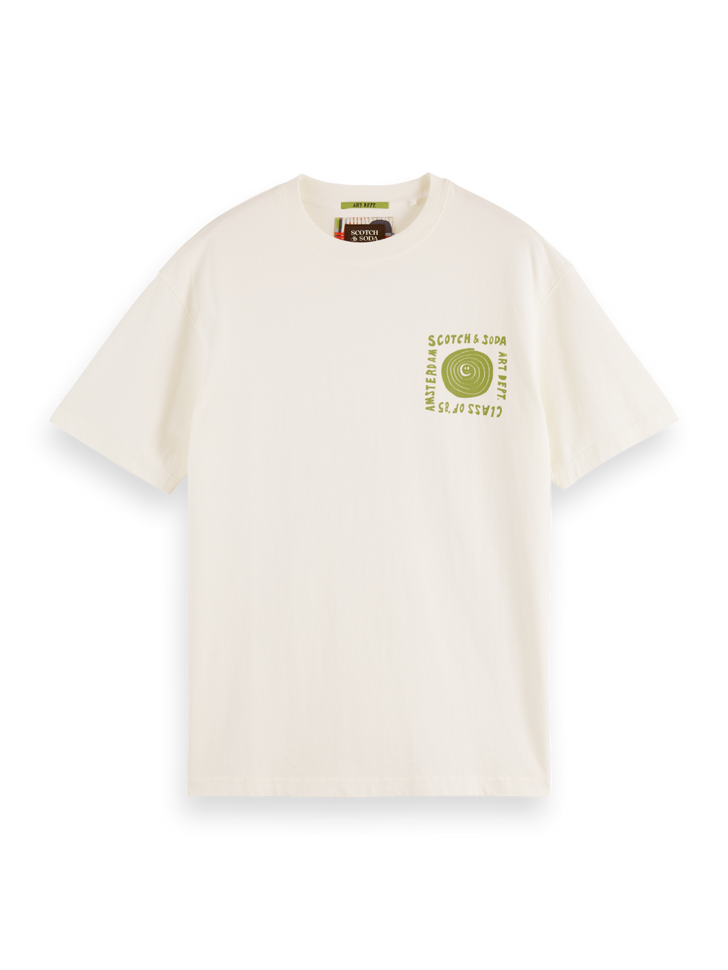 “Scotch & Soda” Resort プリントTシャツ OffWhite washed artwork t-shirt – Scotch & Soda Amsterdam