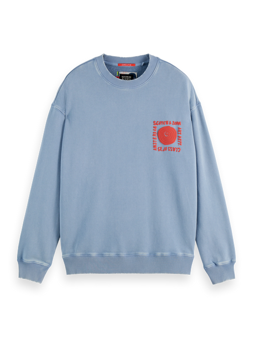 washed artwork sweatshirt