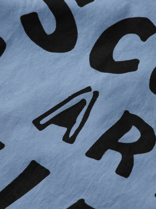 letters poplin shirt