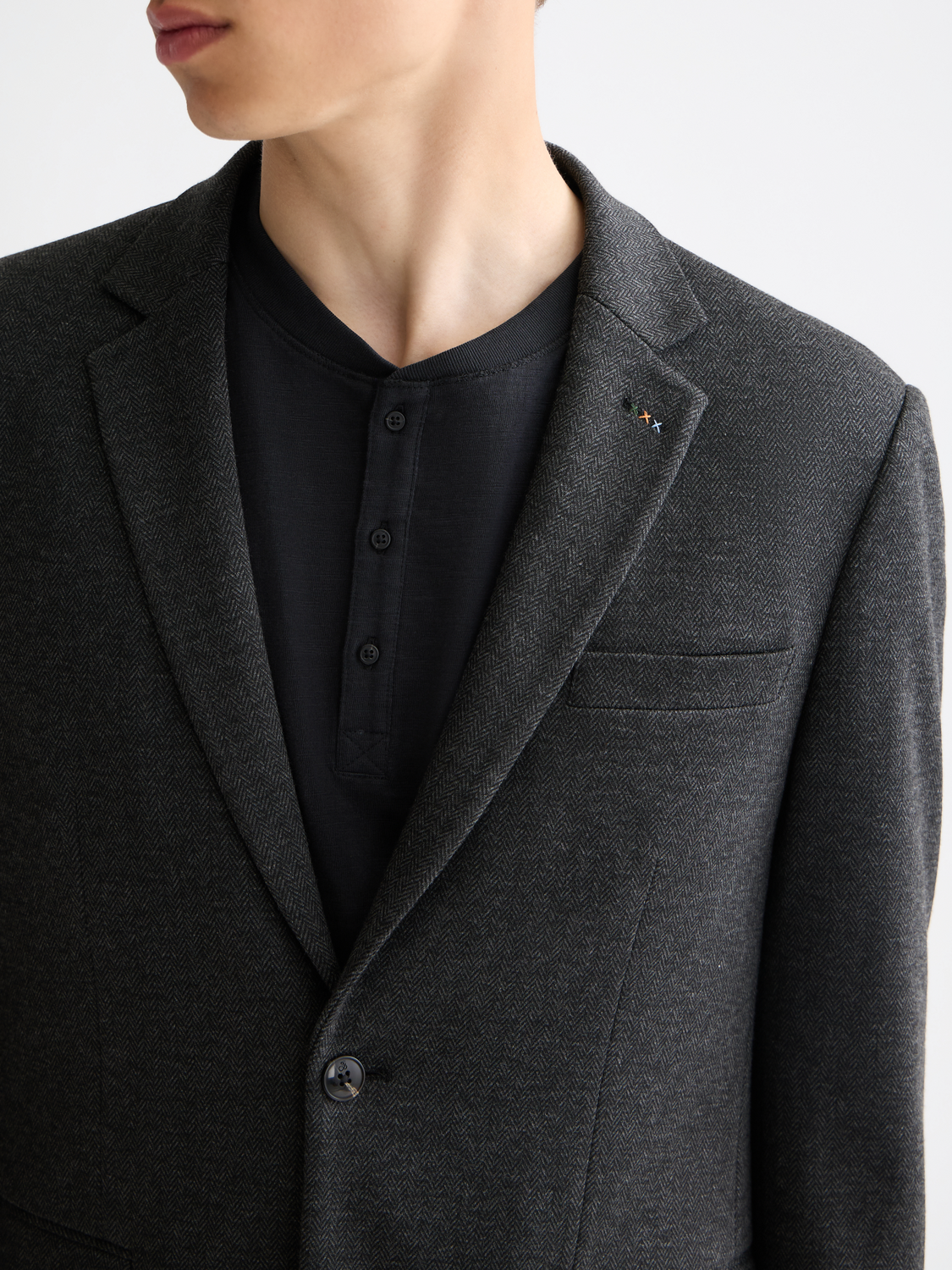 Tailored jersey regular blazer