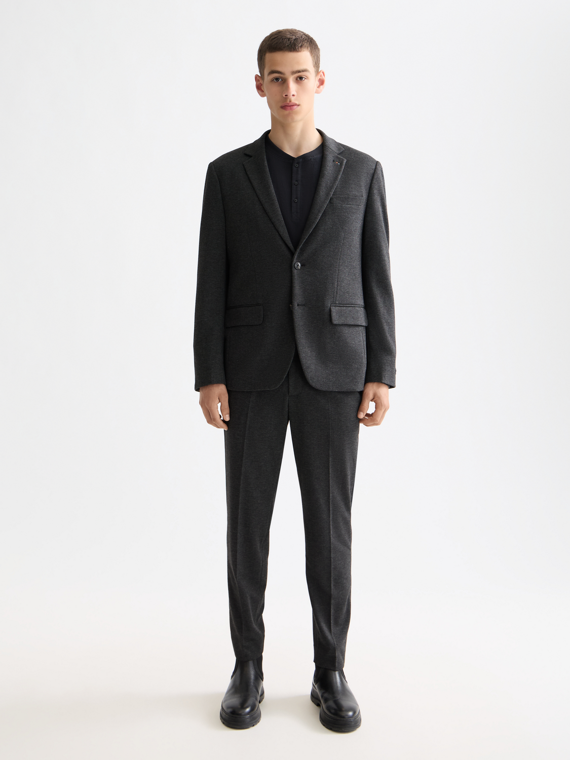 Tailored jersey regular blazer