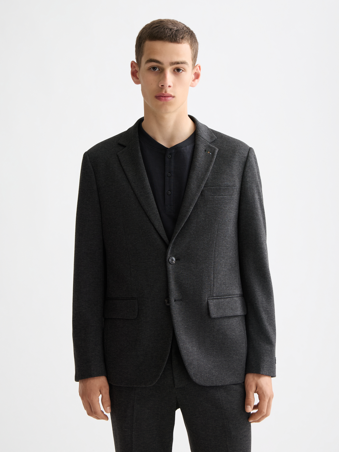 Tailored jersey regular blazer