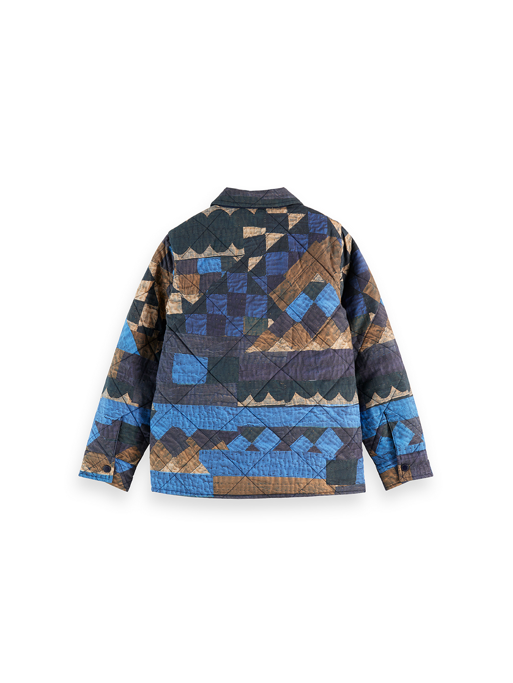 Boys printed padded shirt jacket