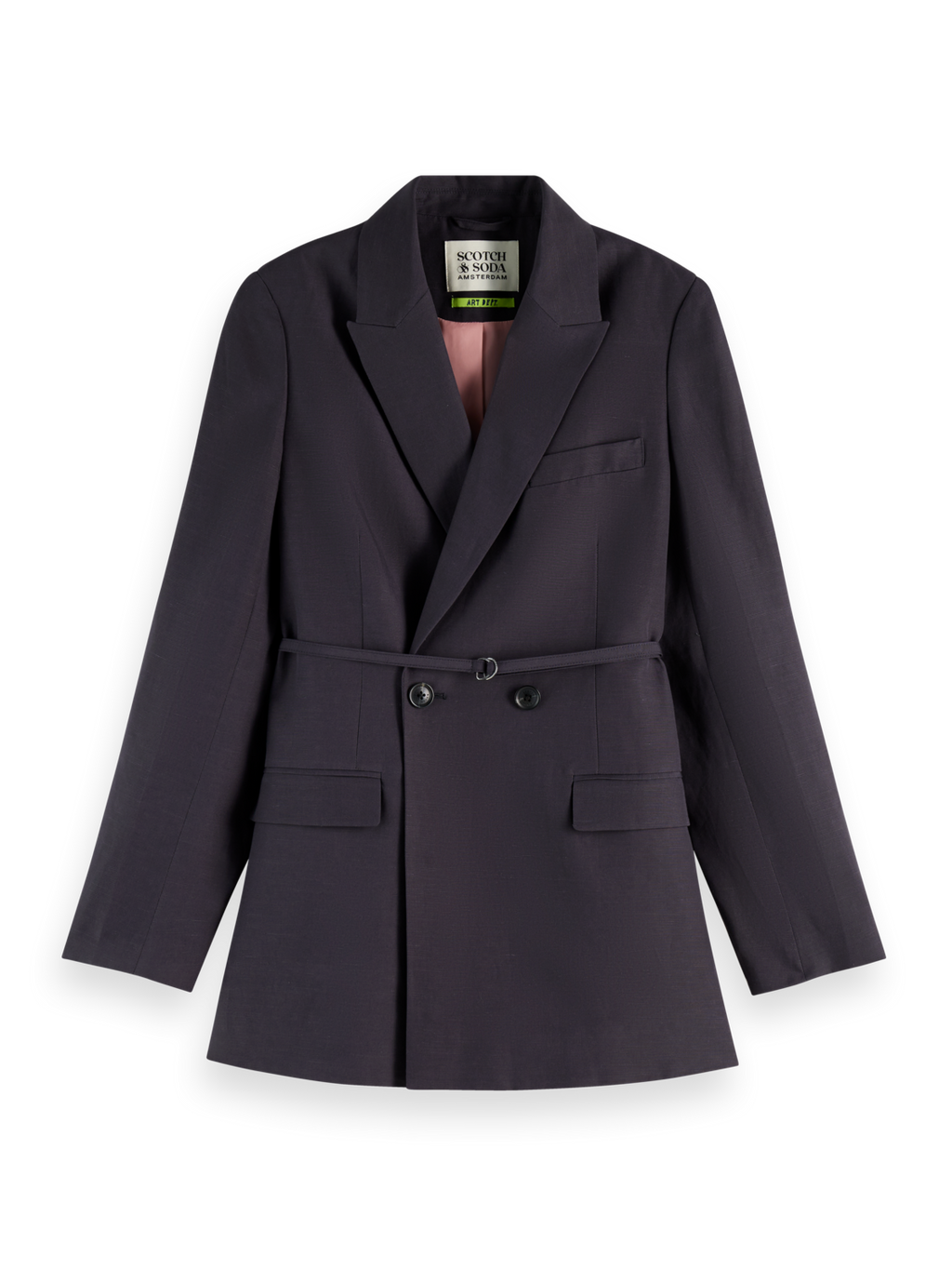 belted blazer