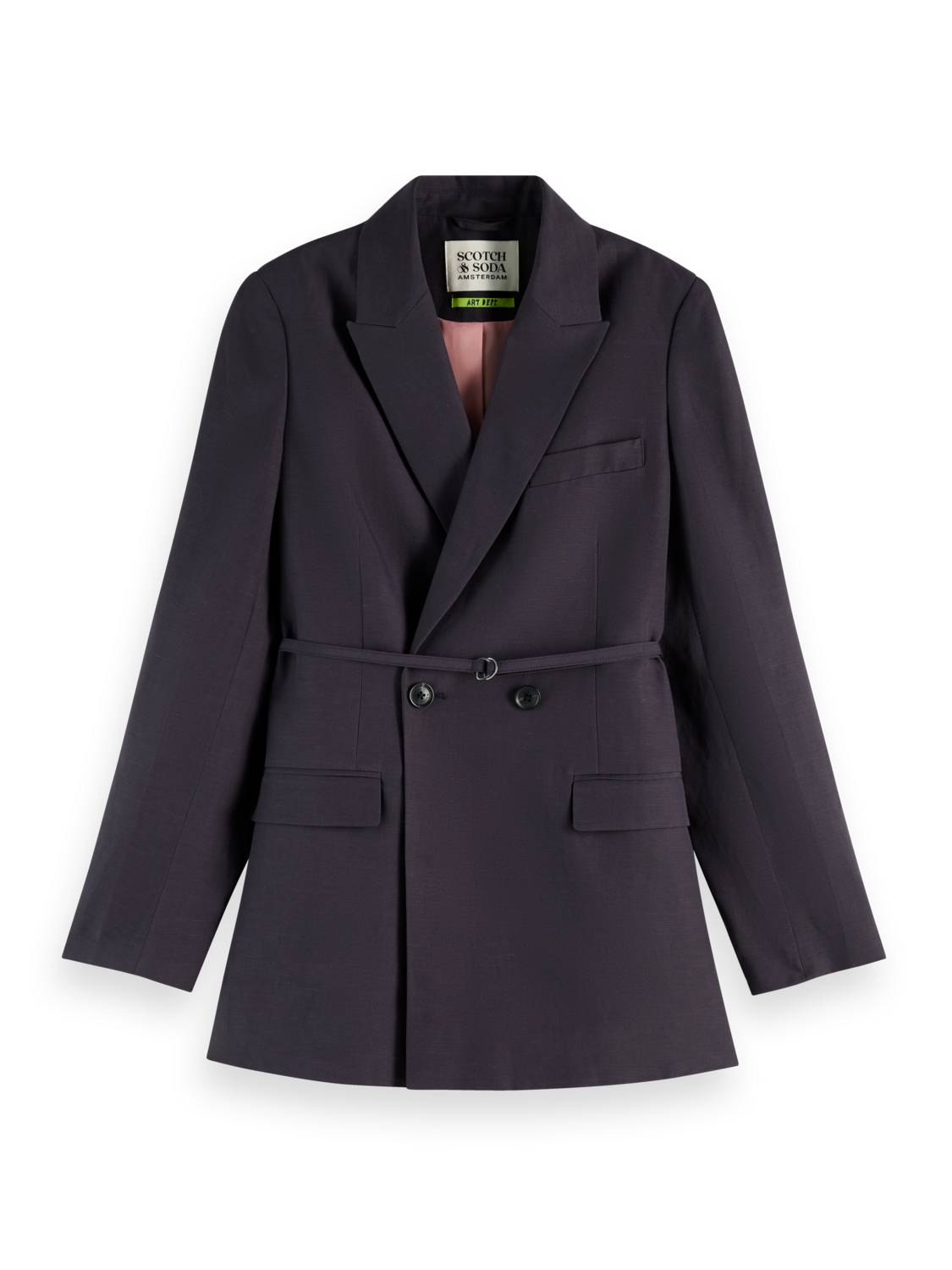 belted blazer