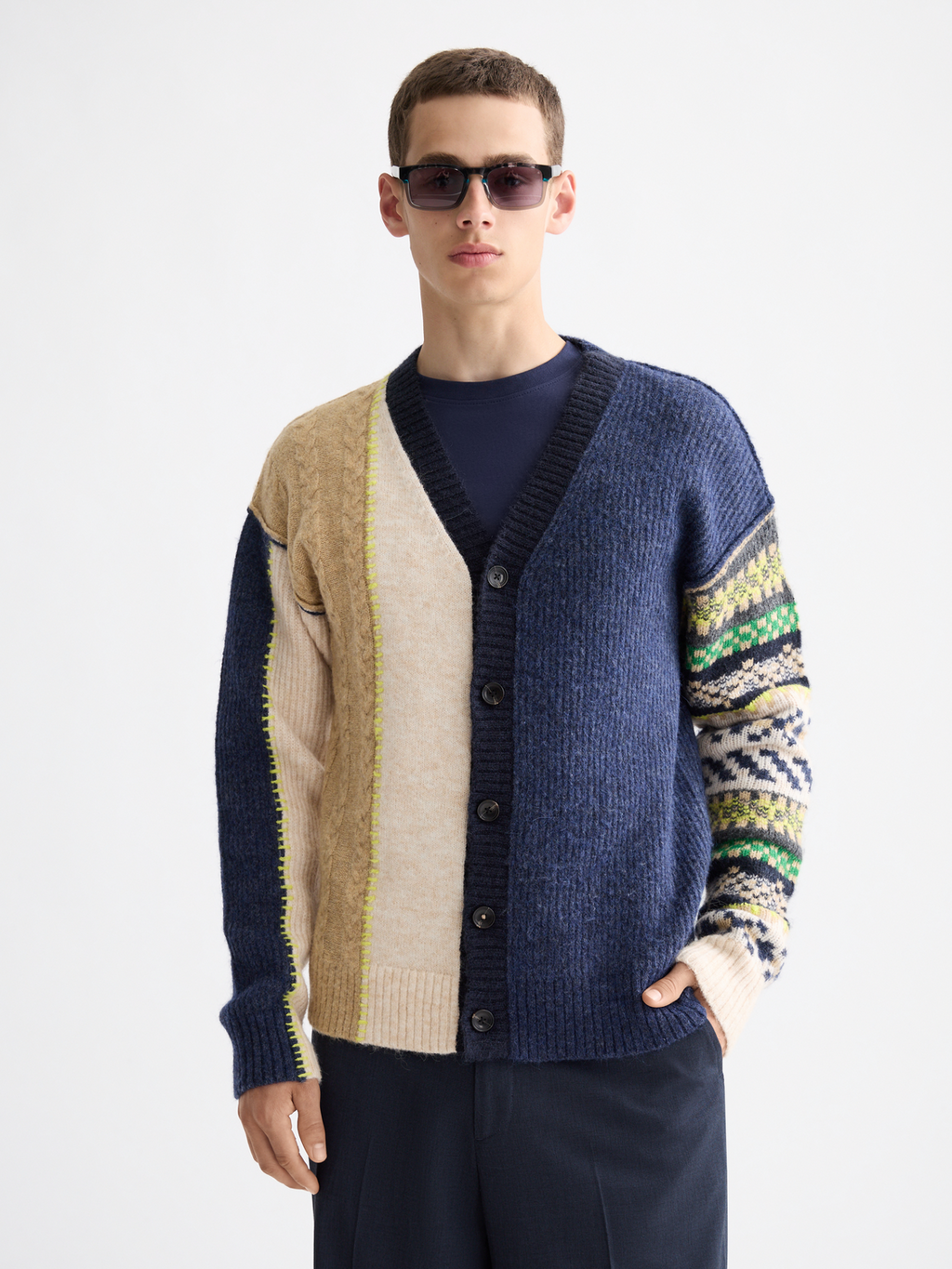Patchwork Cardigan