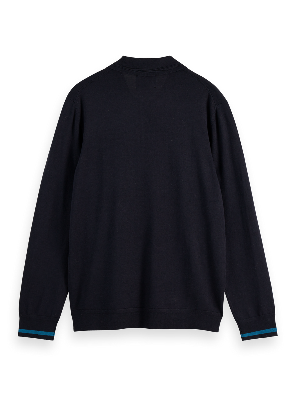 Ecovero Blend Knitted Long Sleeve Polo