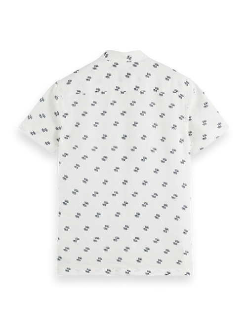 Regular-fit all-over printed shirt
