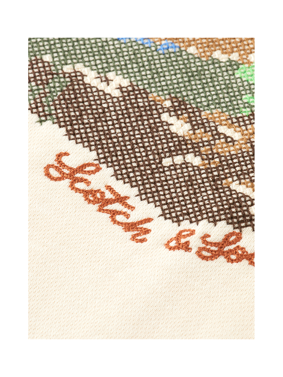 Loose Embroidered Artwork Hoodie