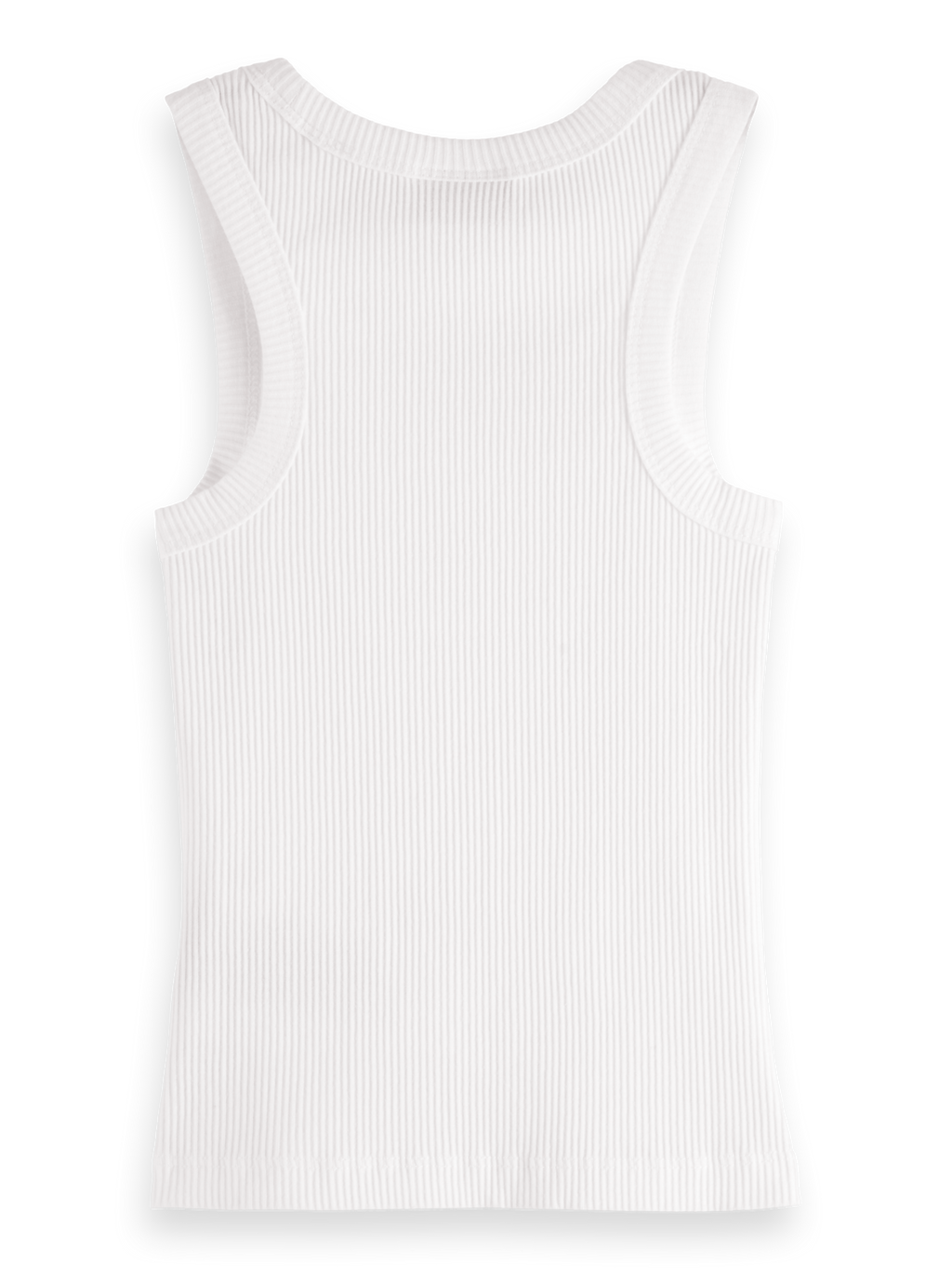 Girls Essentials ribbed slim tank top - BRIGHT WHITE