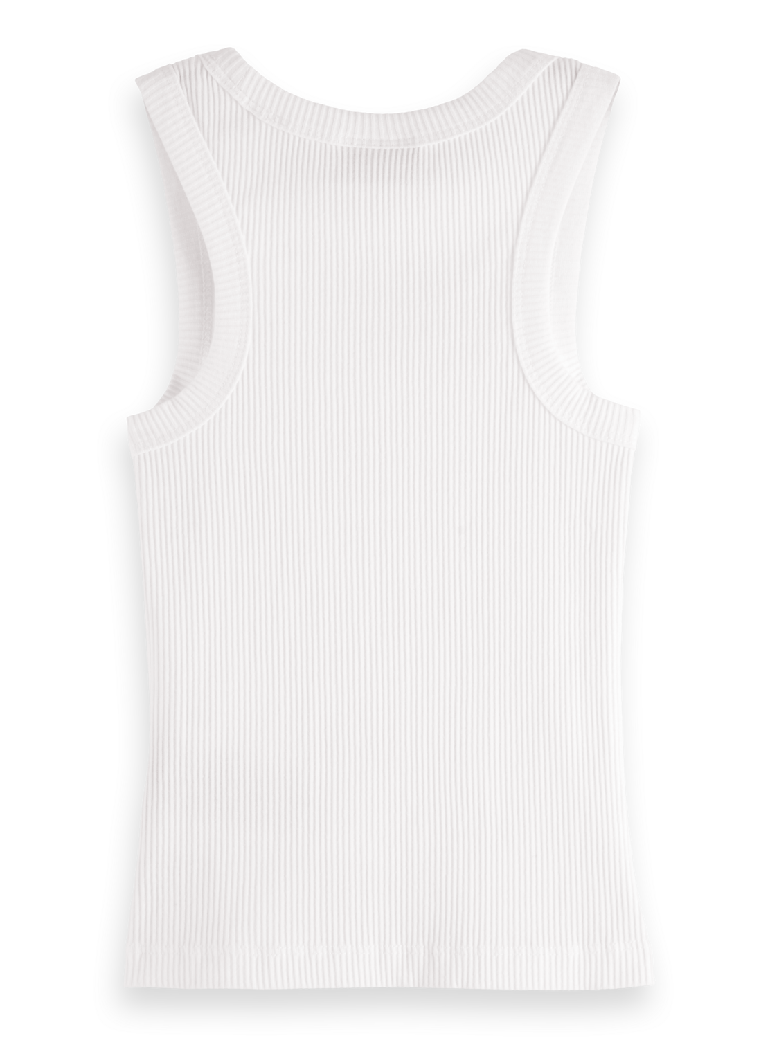 Girls Essentials ribbed slim tank top - BRIGHT WHITE