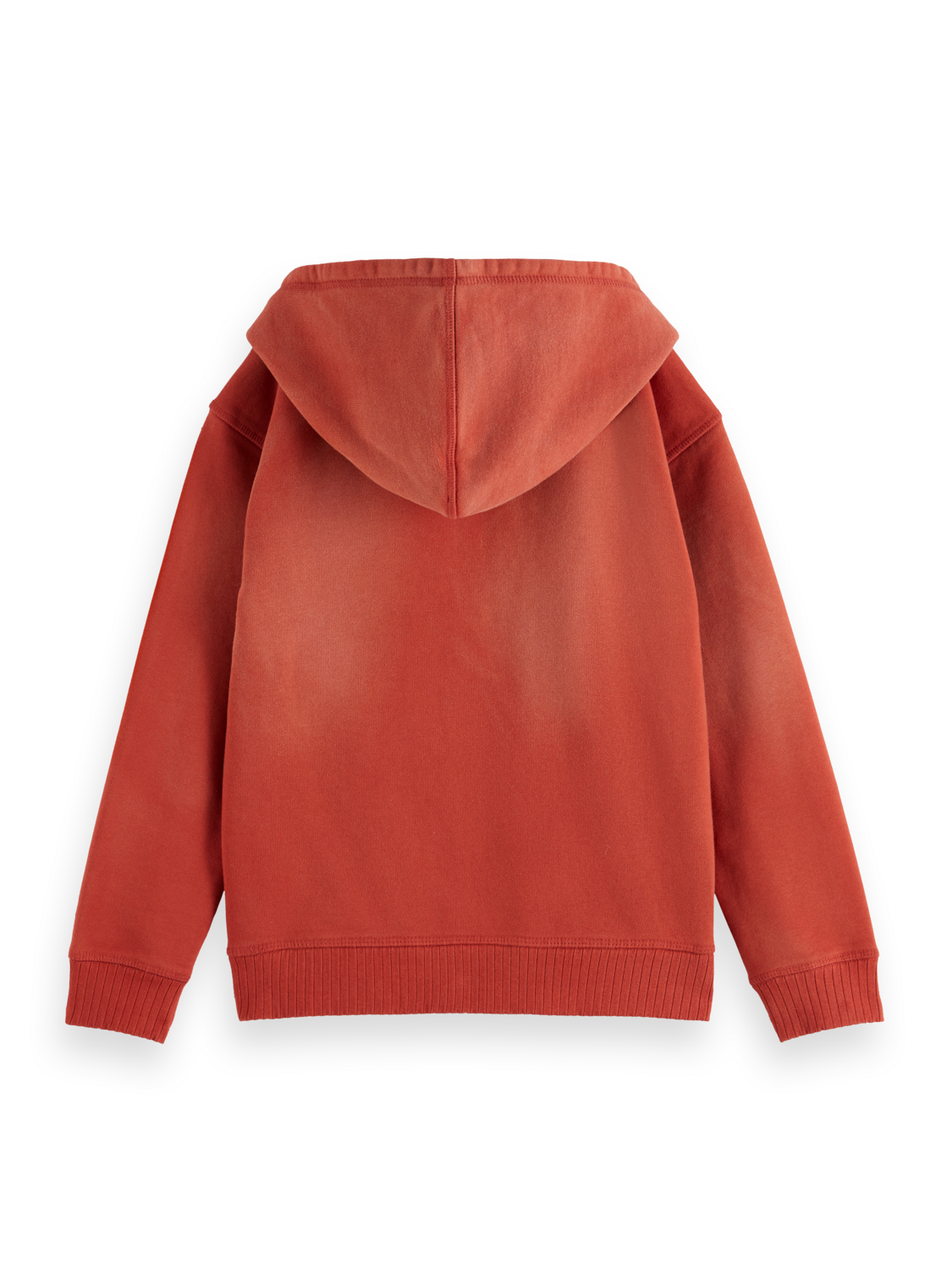 Boys Loose snow-washed hoodie with front artwork – Scotch & Soda