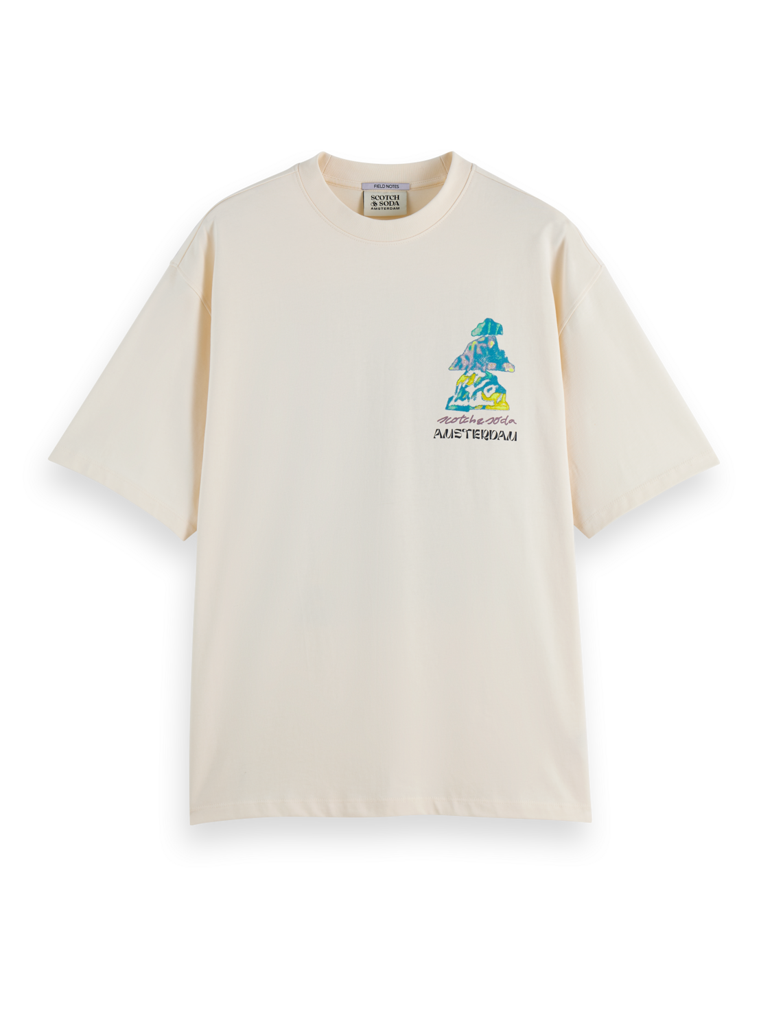 Loose fit front and back artwork t-shirt
