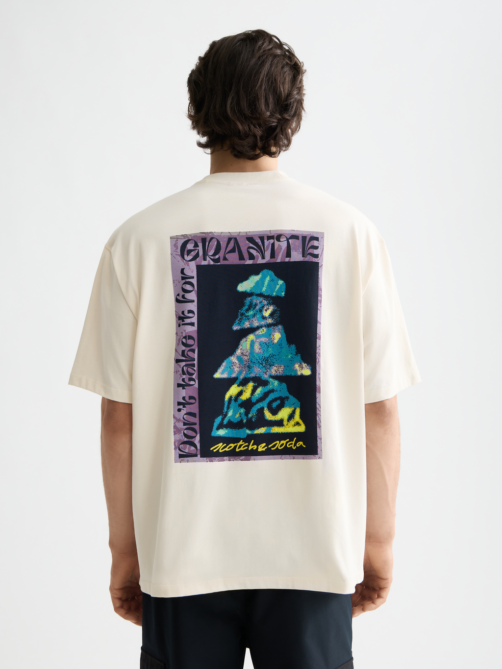 Loose fit front and back artwork t-shirt