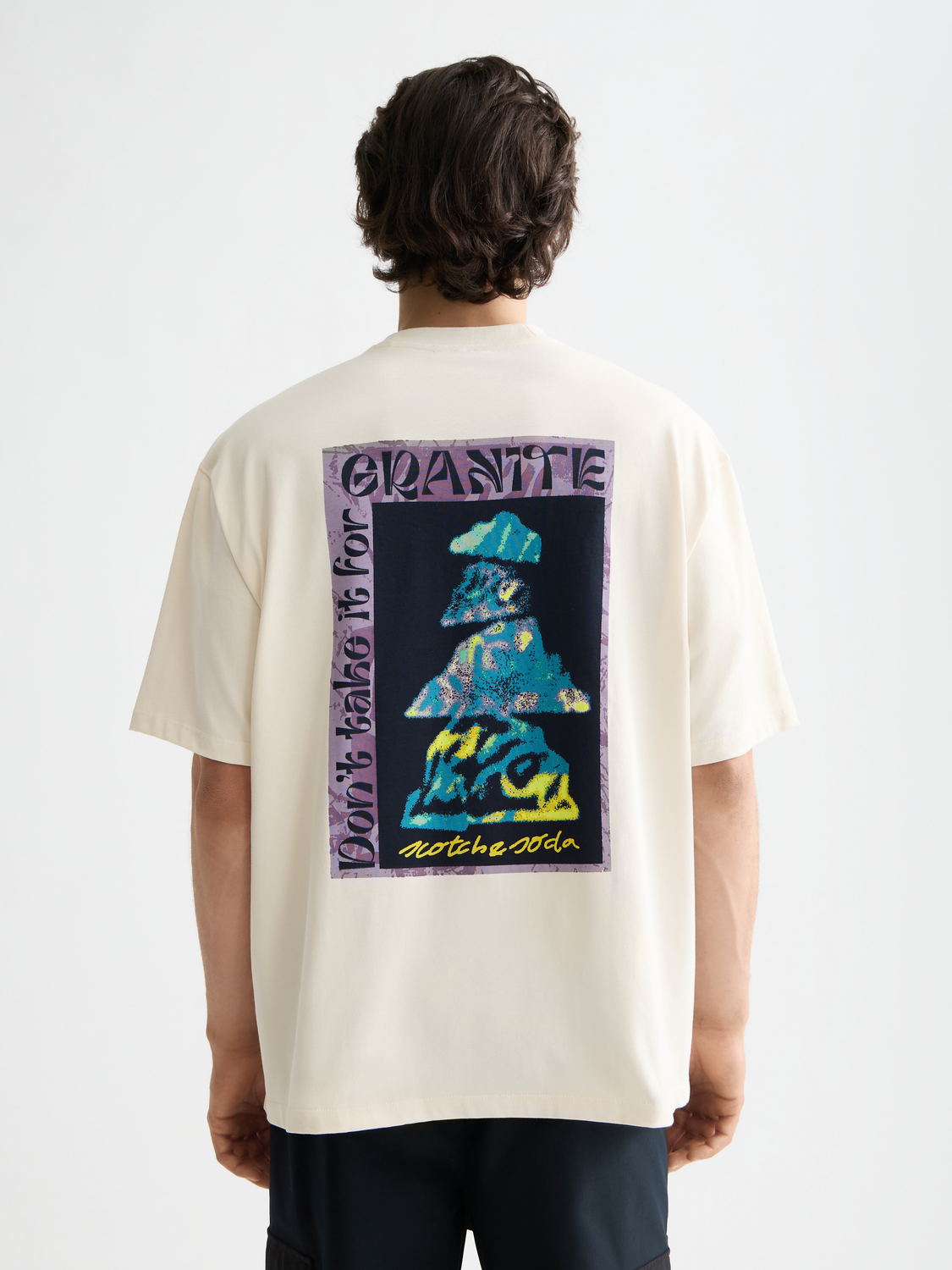 Loose fit front and back artwork t-shirt