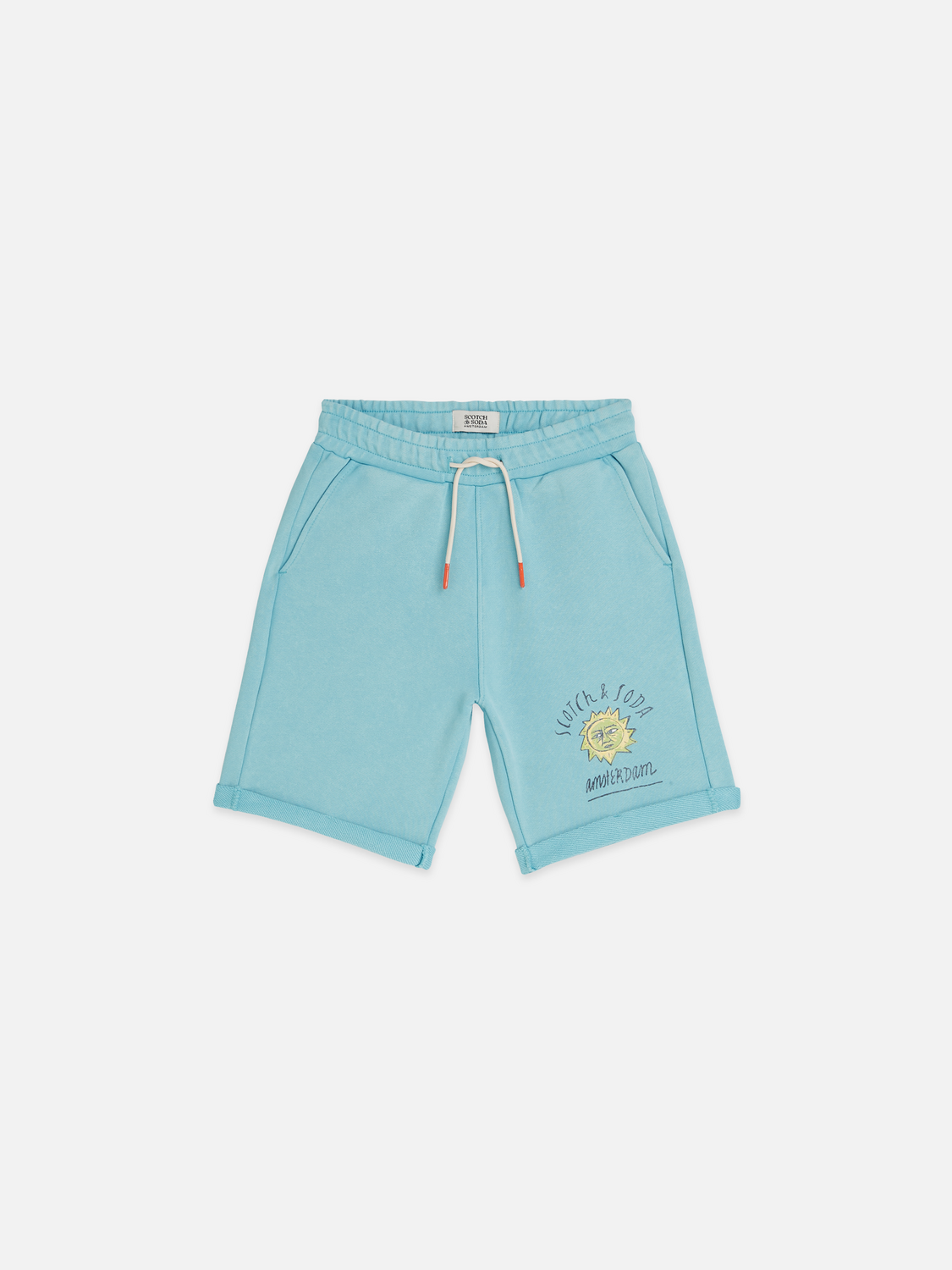 Boys Artwork relaxed washed sweatshorts