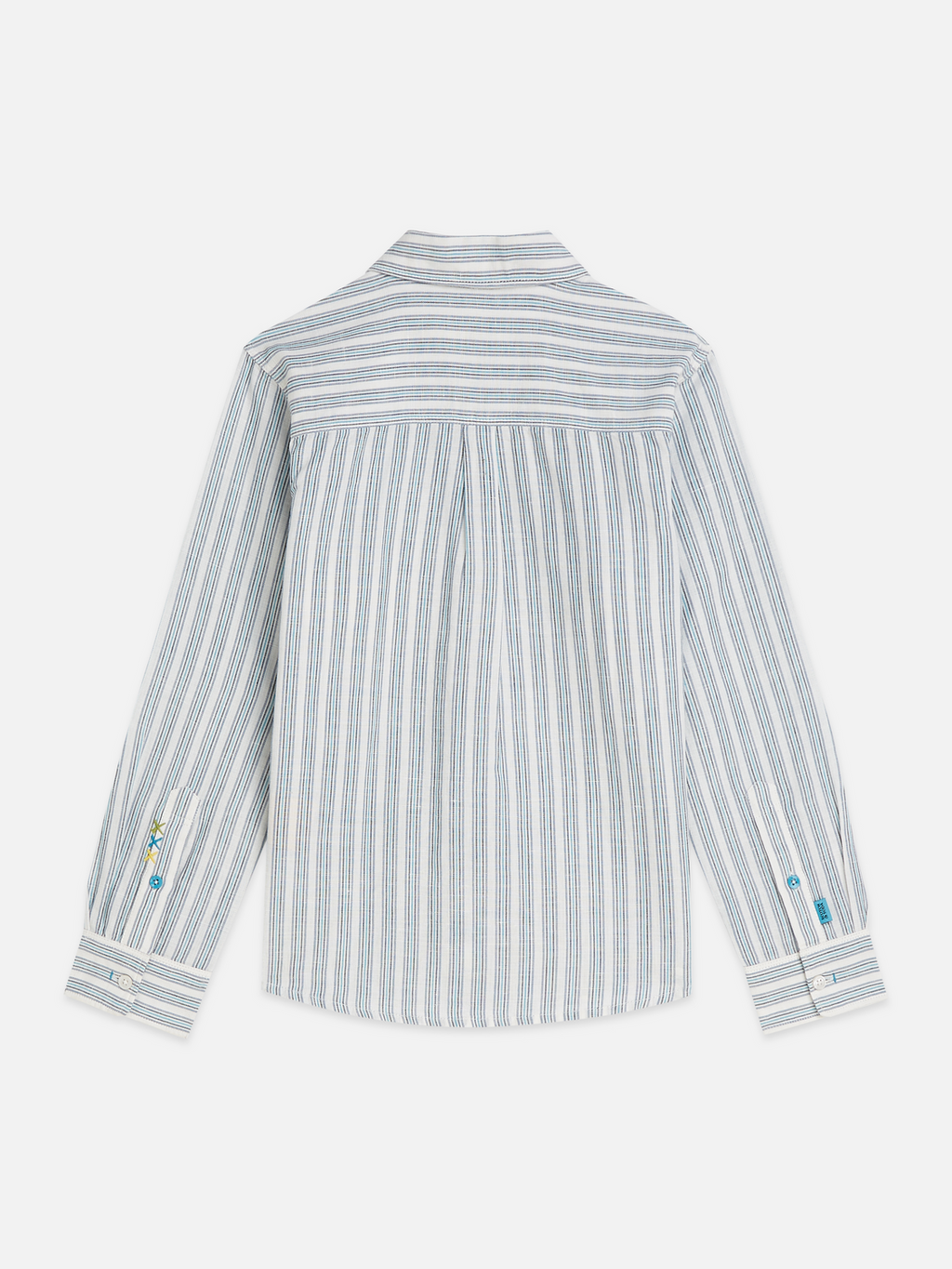 Boys striped linen cotton shirt