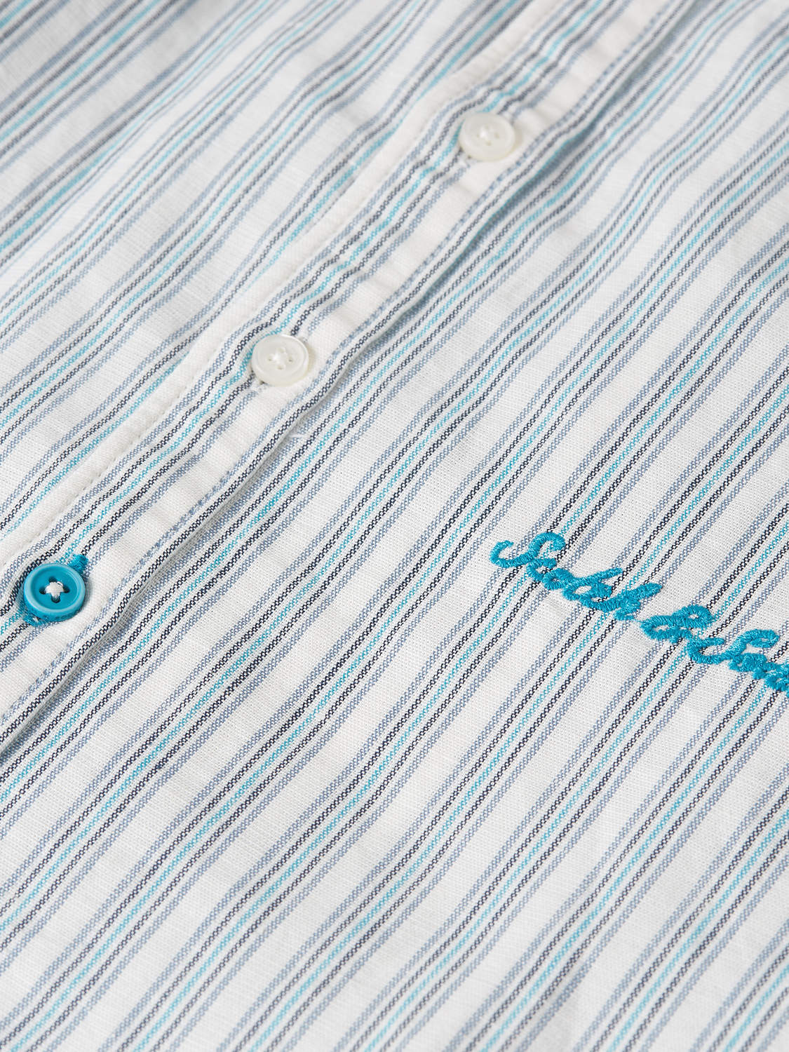 Yarndyed striped linen cotton shirt