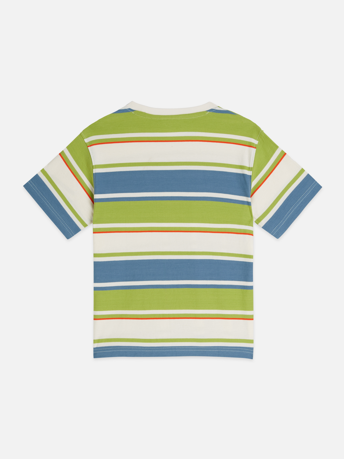 Yarndyed striped relaxed fit T-shirt