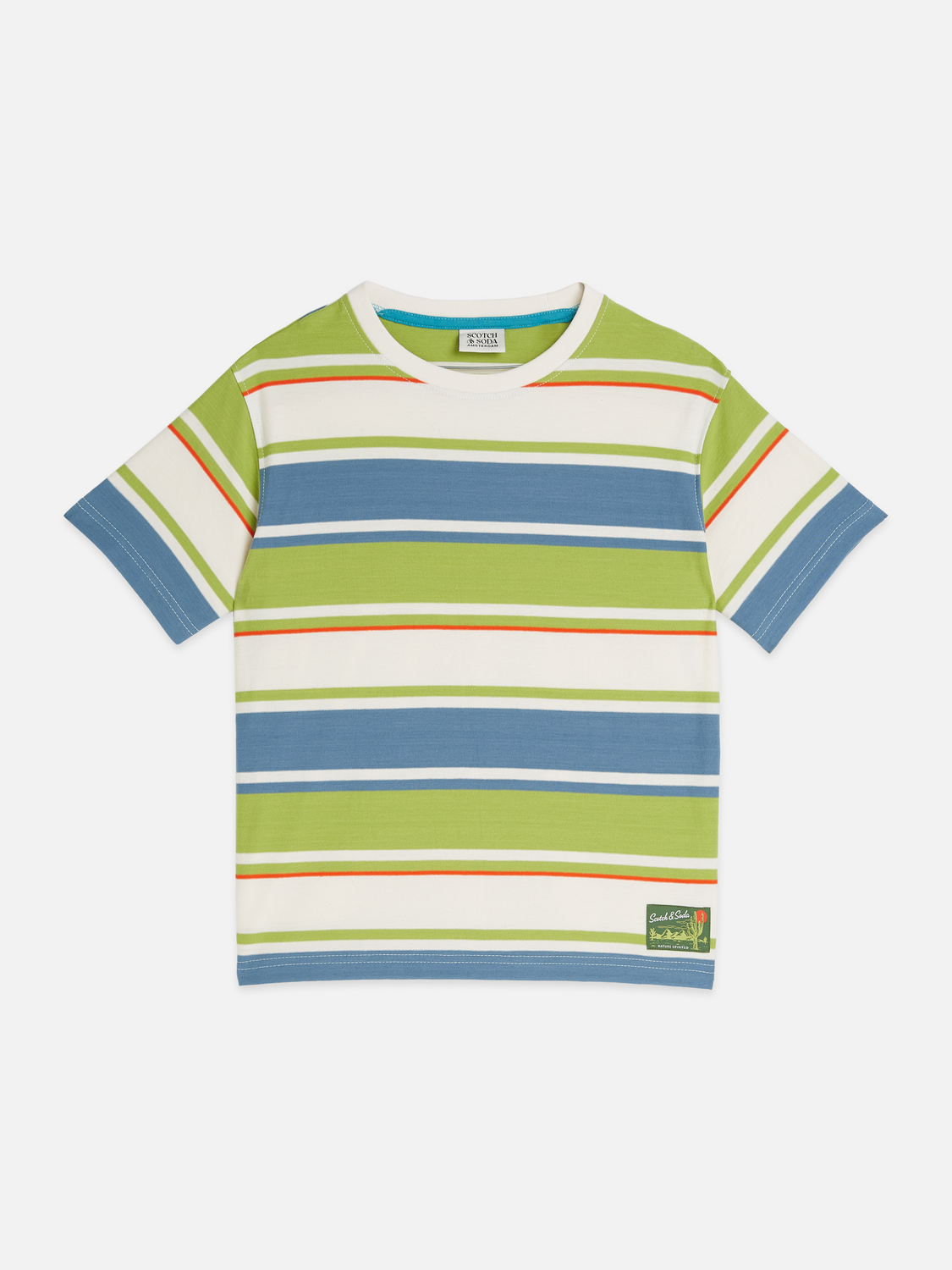 Yarndyed striped relaxed fit T-shirt