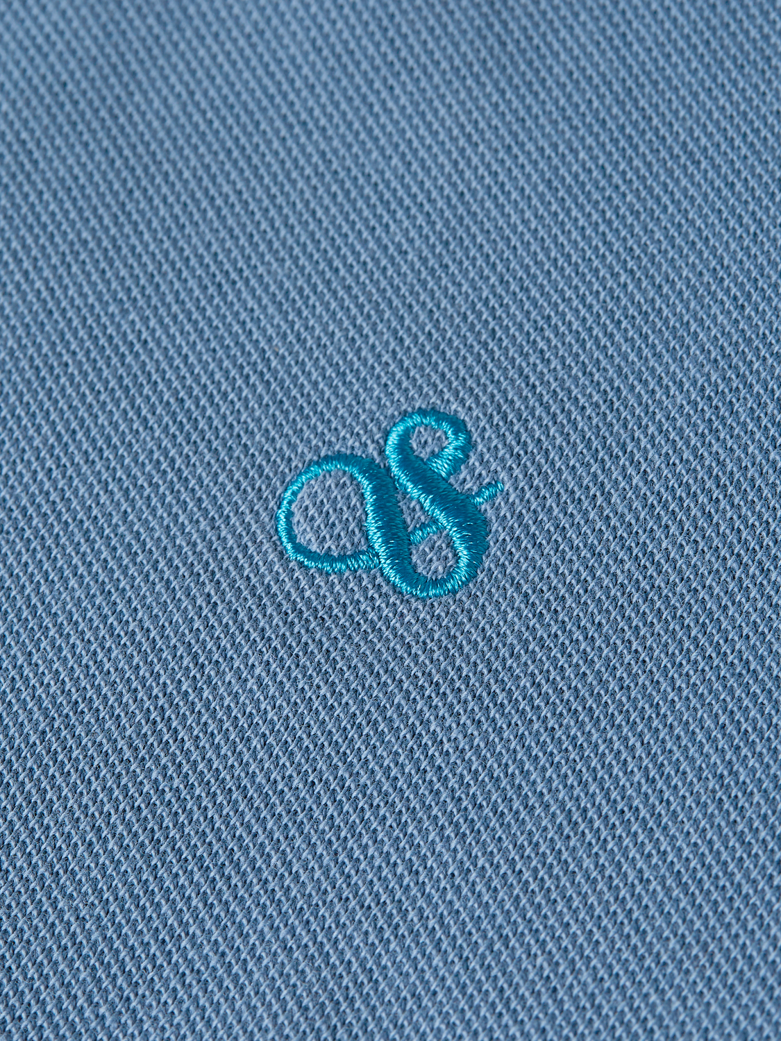 Seasonal core chest embroidery pique garmentdyed polo