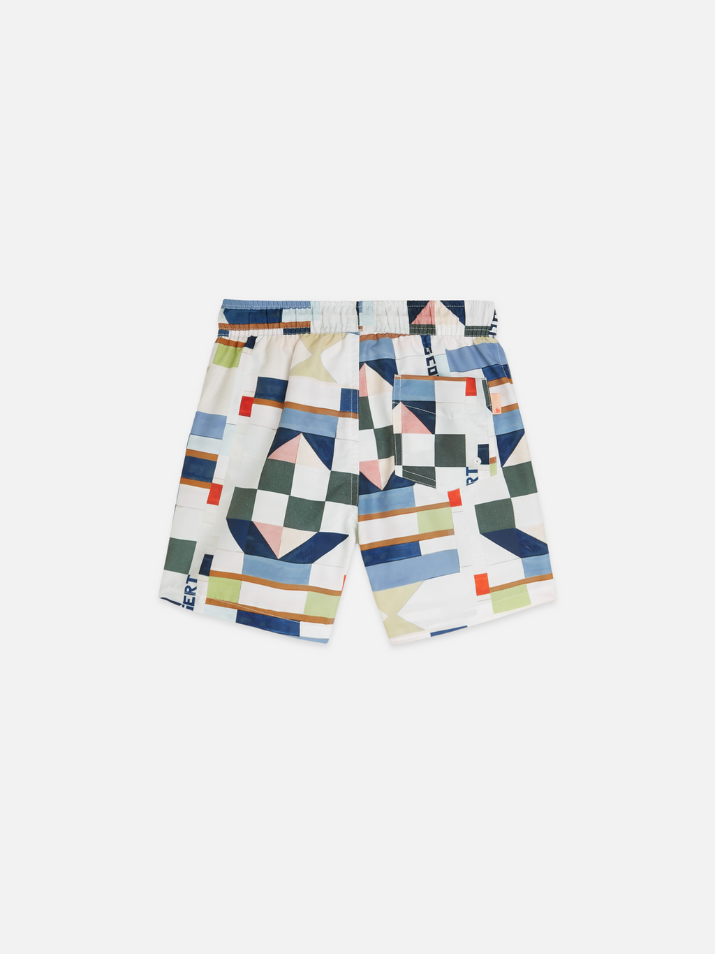 Printed midlength swim shorts