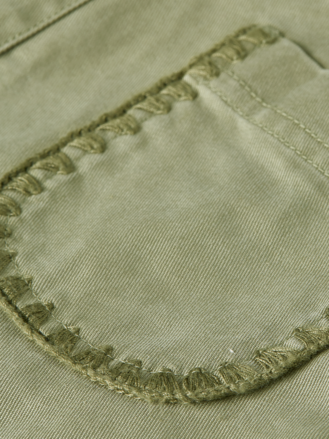 Girls Washed twill mini skirt