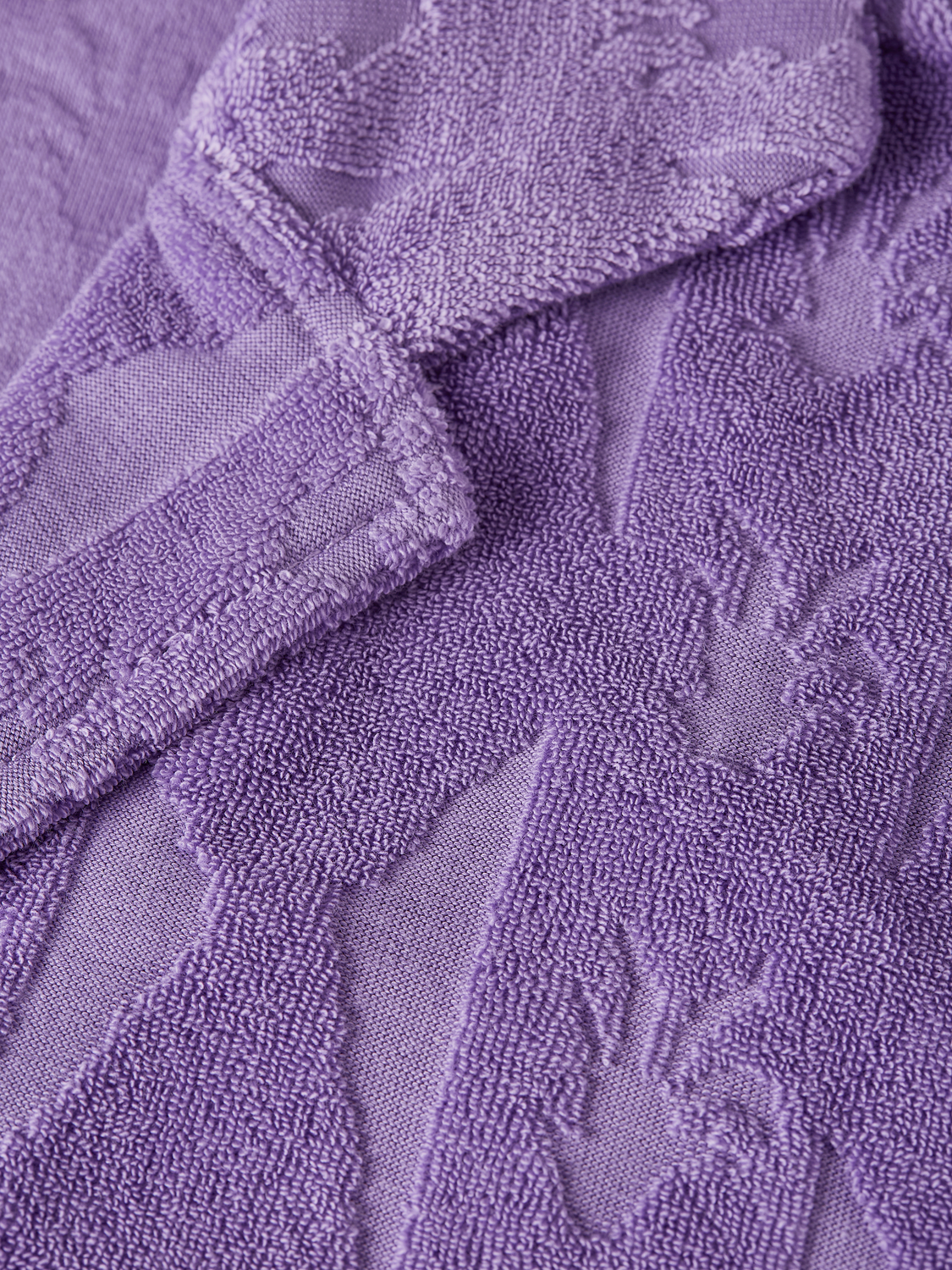 Jacquard towelling shortsleeved shirt