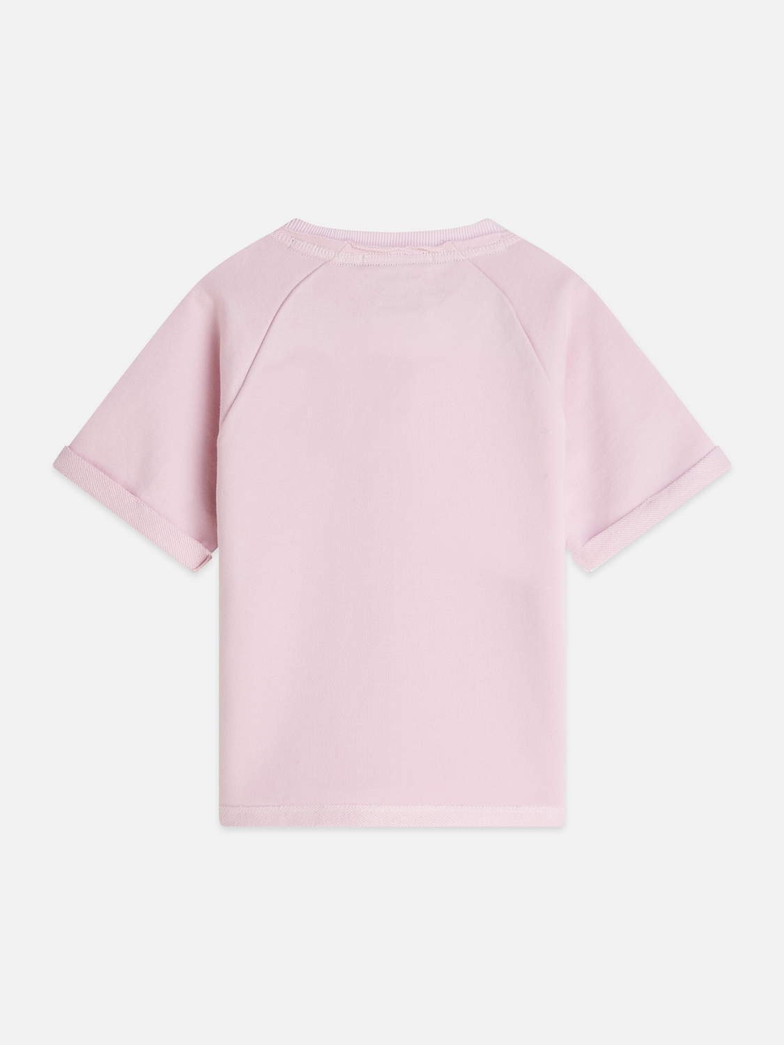 Front and back artwork shortsleeve sweatshirt