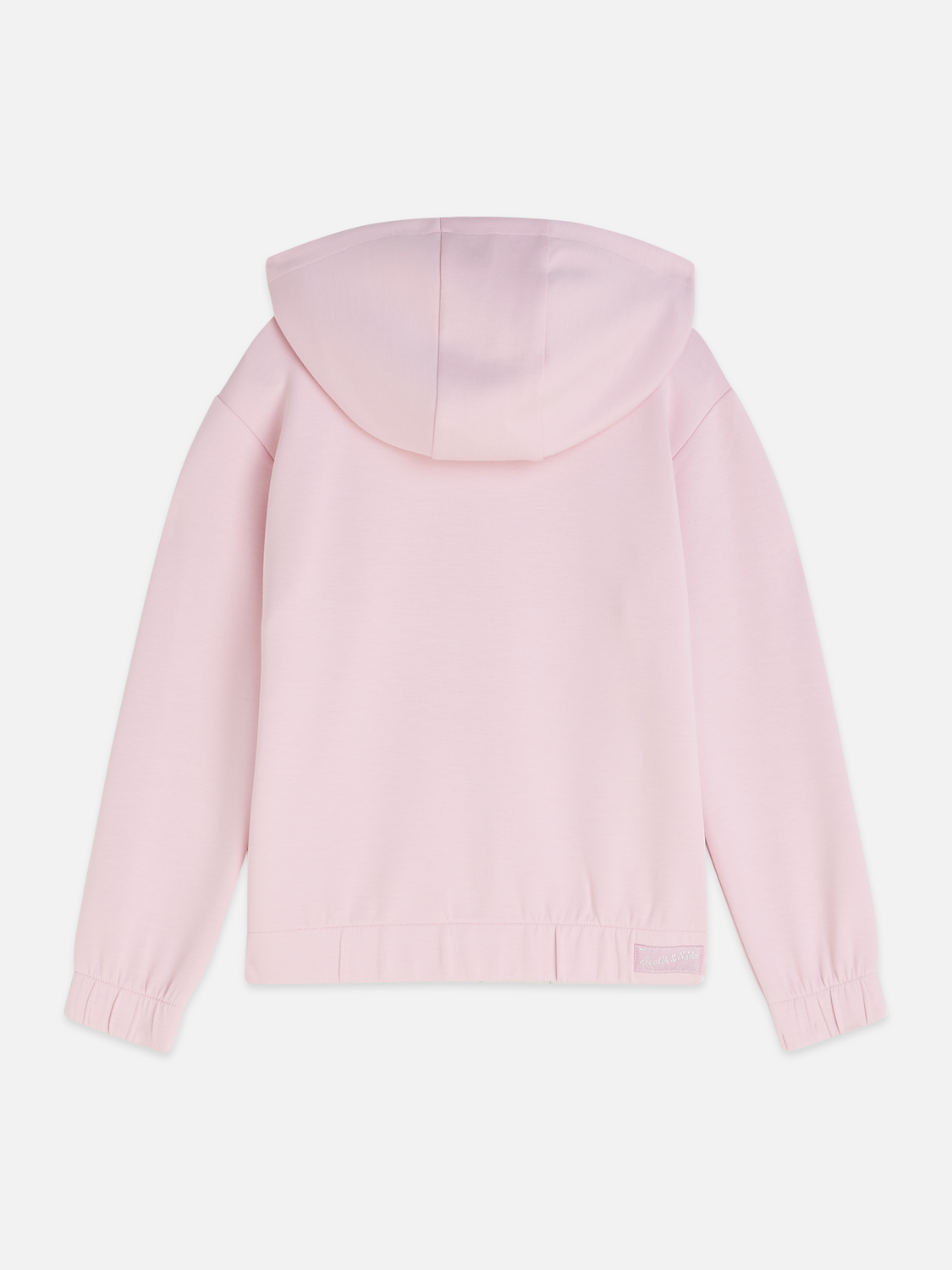 Girls relaxed zip-up hoodie