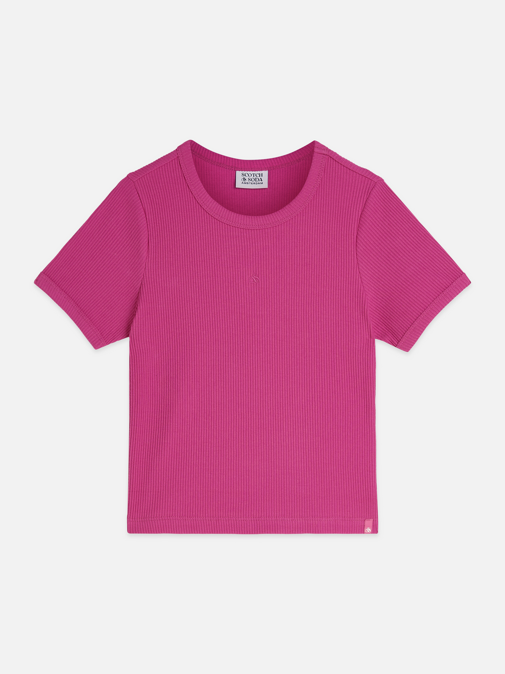 Girls Seasonal Essentials ribbed slim T-shirt