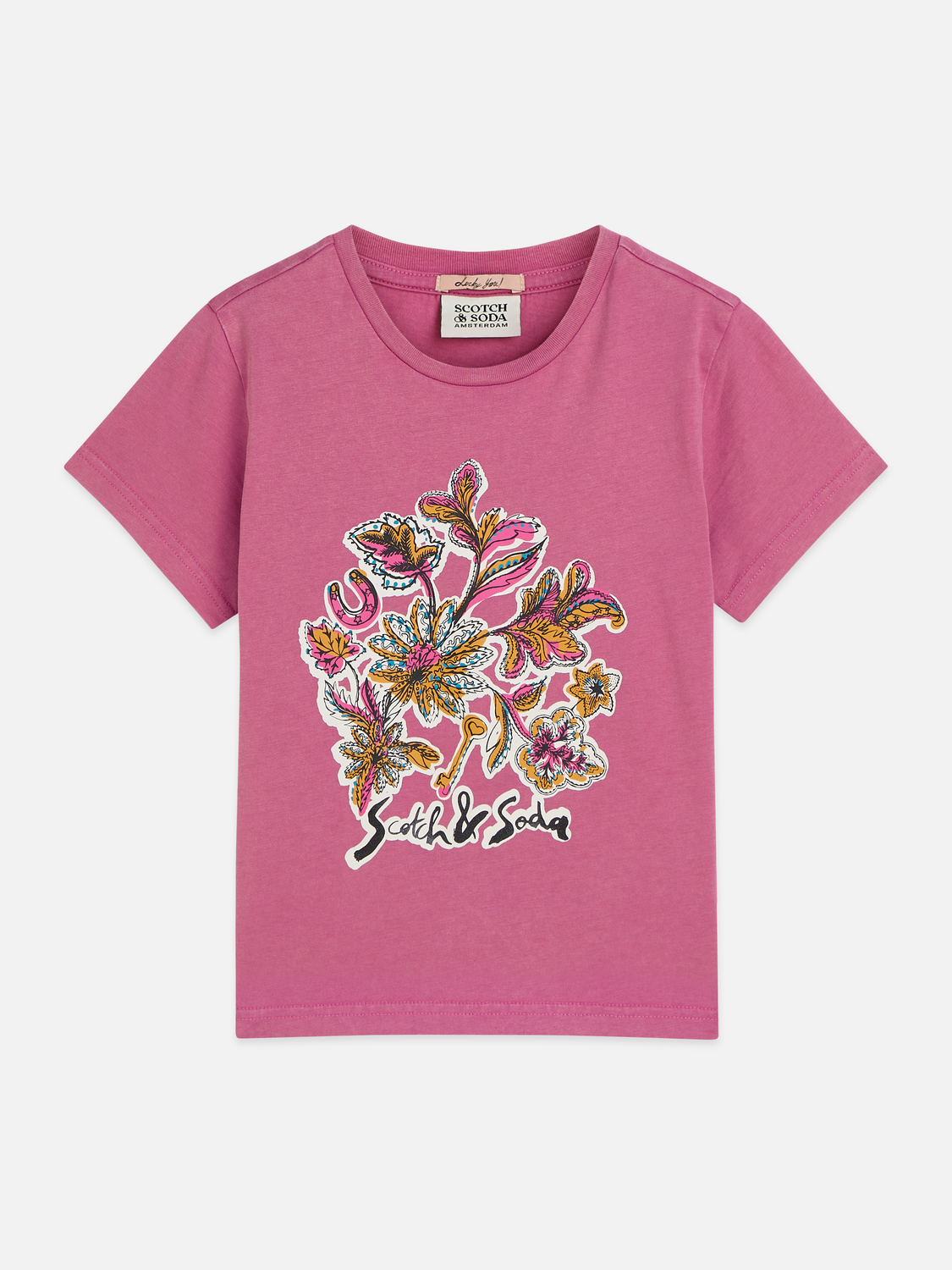 Girls artwork relaxed T-shirt