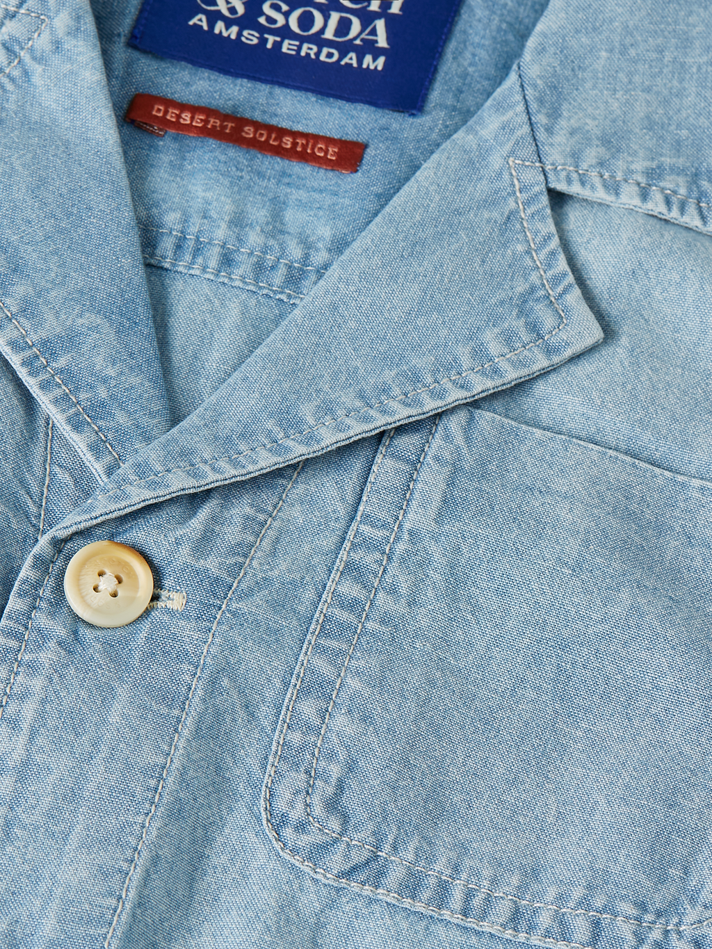 Girls Lightweight chambray playsuit