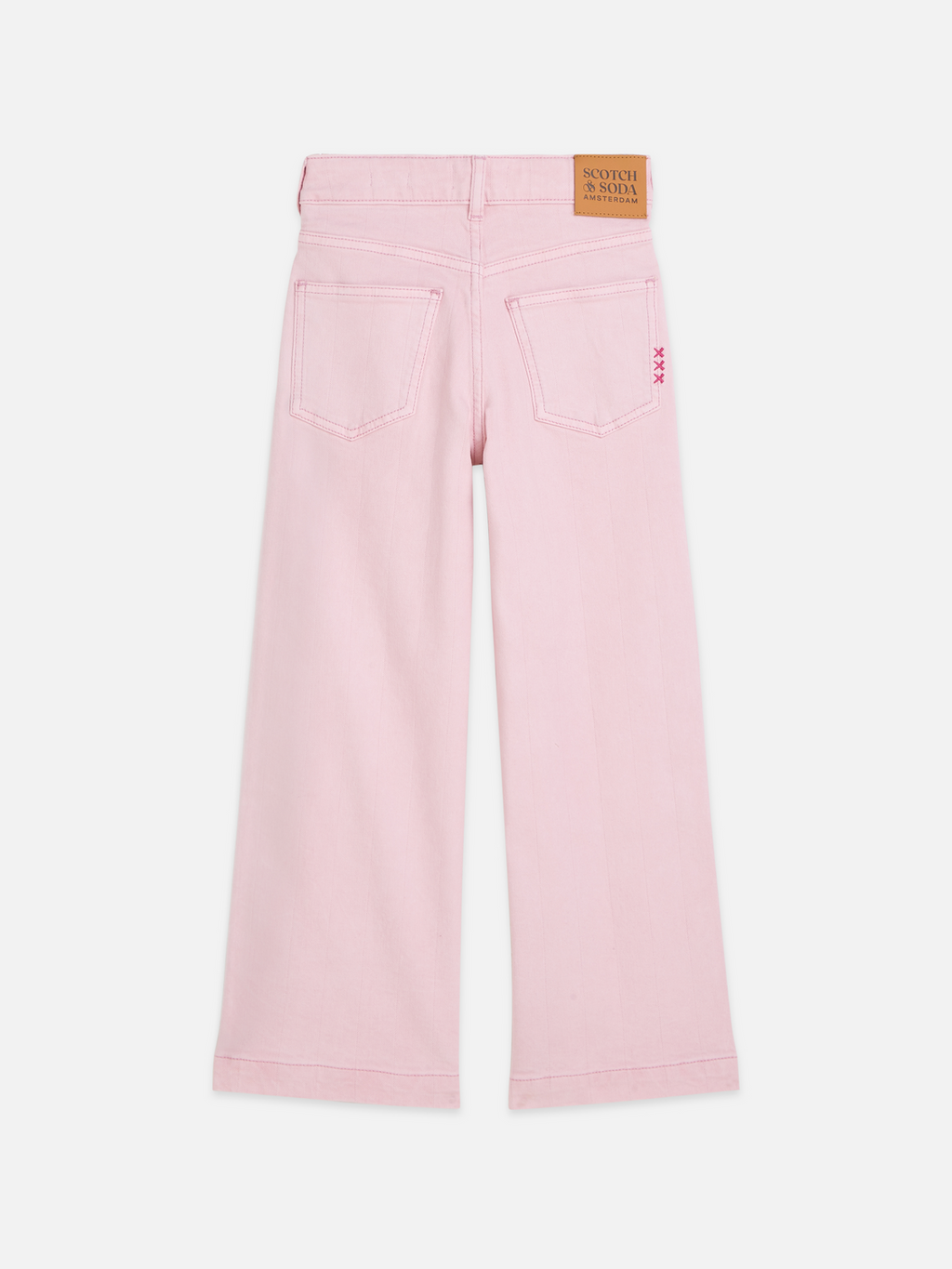 Girls The Wave wide leg denim