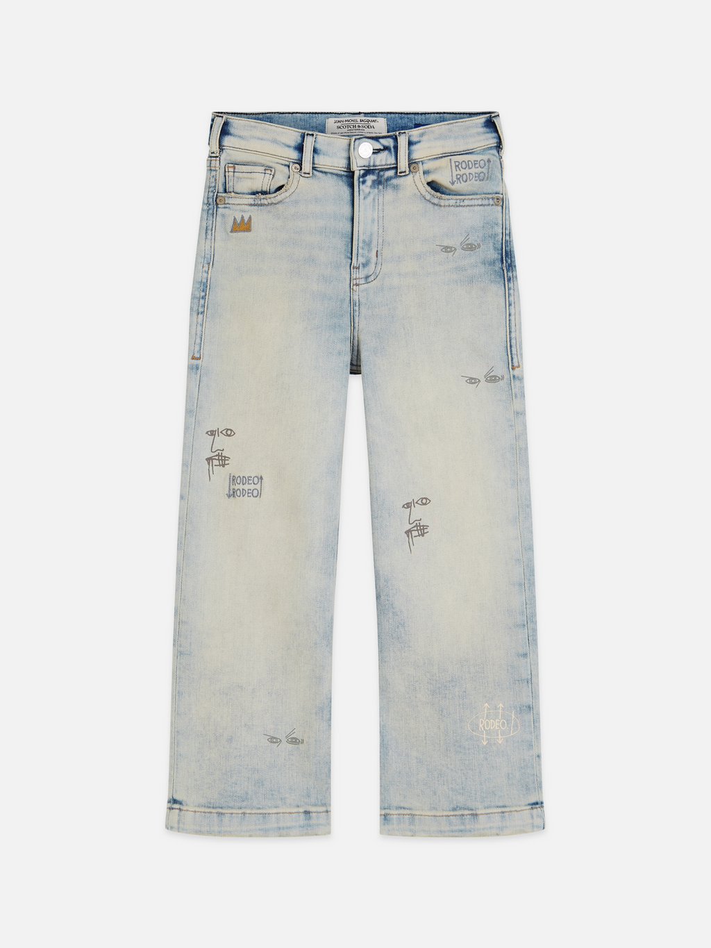 Girls Basquiat The Deep loose denim