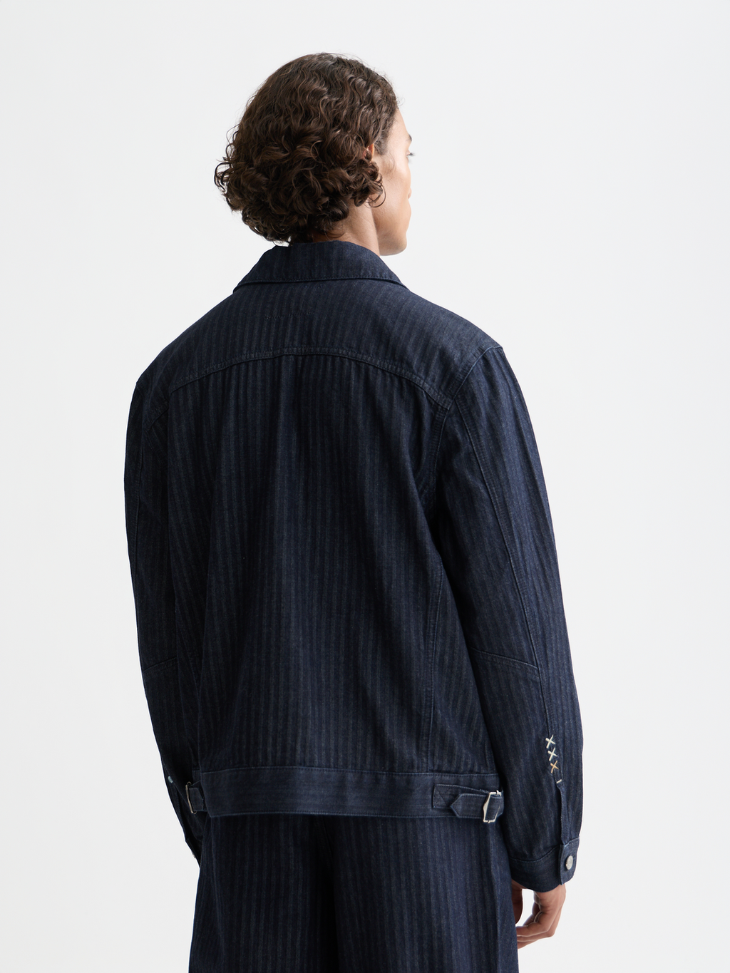 Trucker jacket with western details