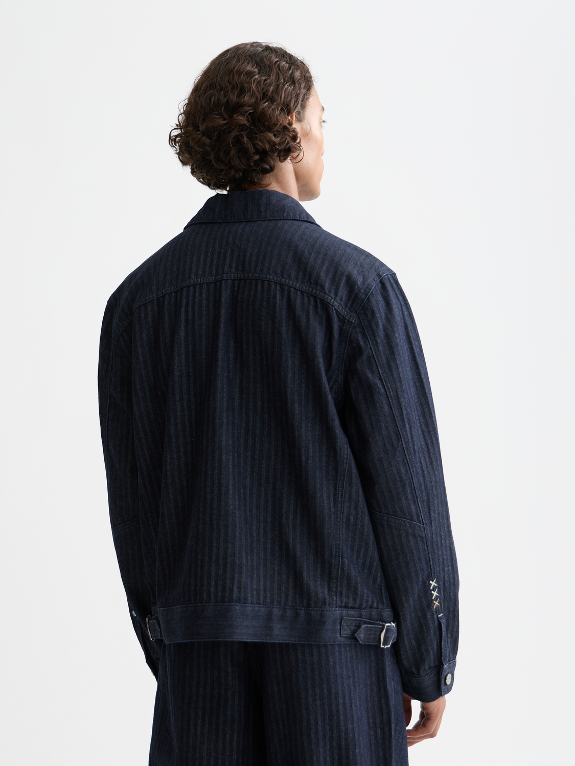 Trucker jacket with western details