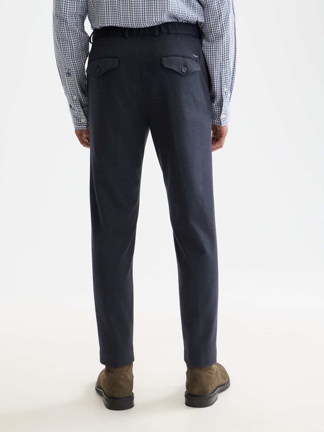 Finch tailored jersey yarn-dyed tapered jogger