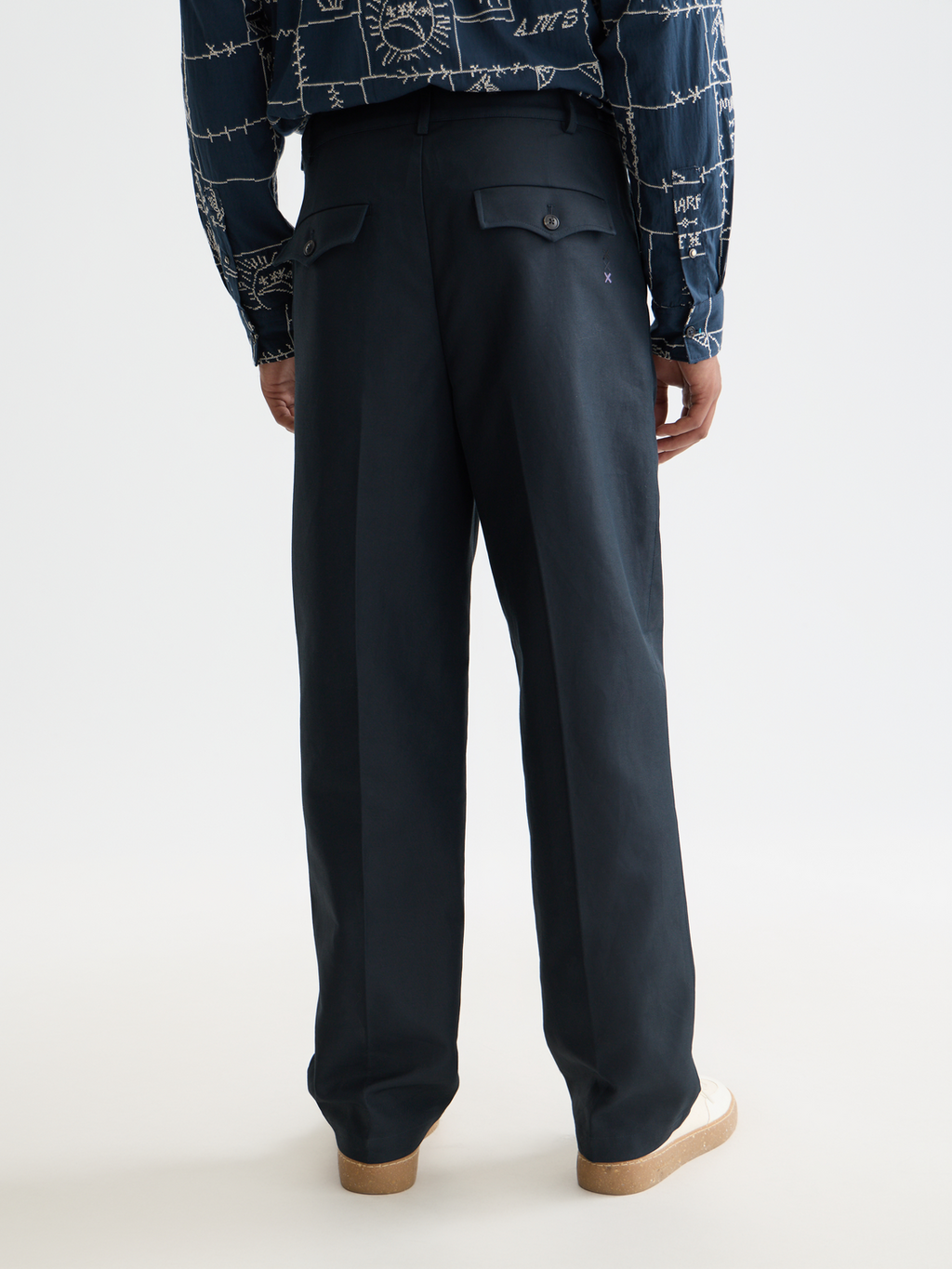 Otis cotton-twill relaxed straight chino