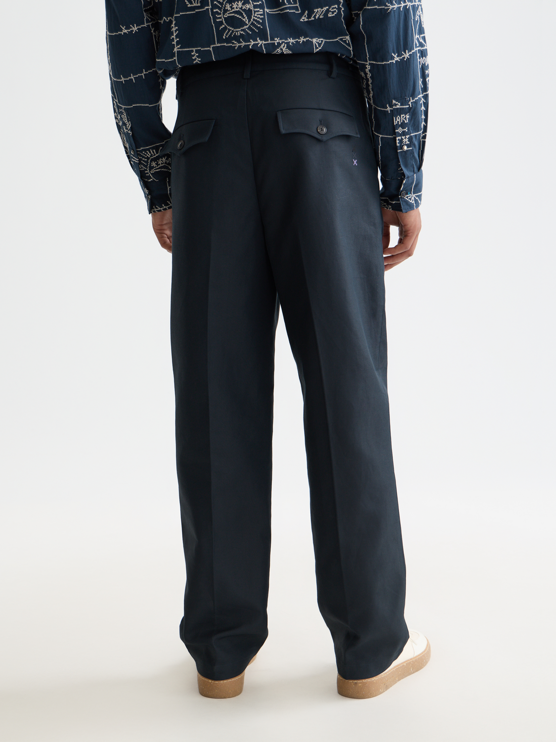 Otis cotton-twill relaxed straight chino