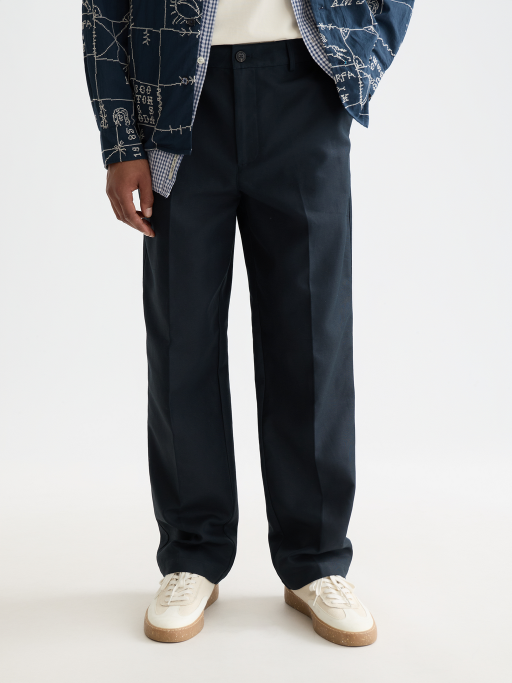 Otis cotton-twill relaxed straight chino