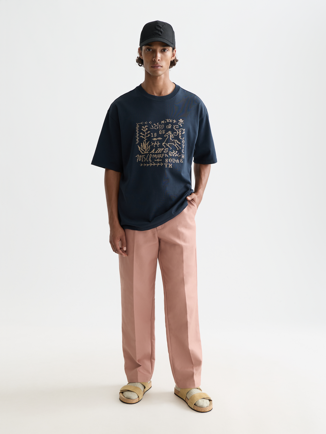 Otis cotton-twill relaxed straight chino