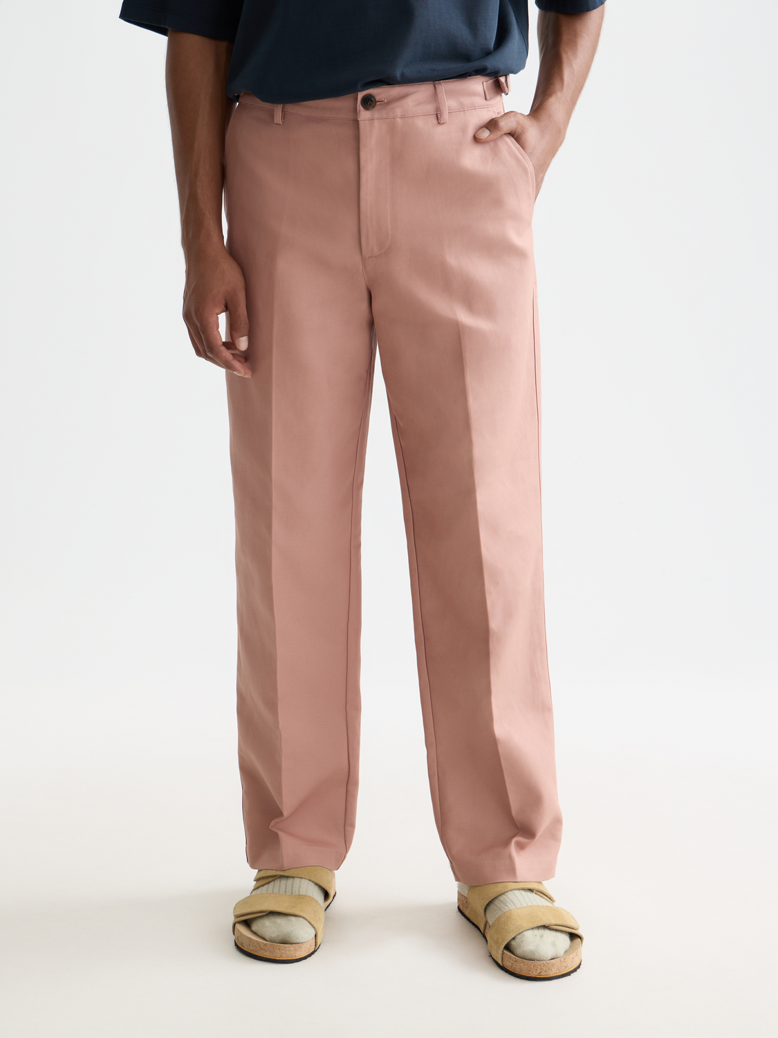 Otis cotton-twill relaxed straight chino