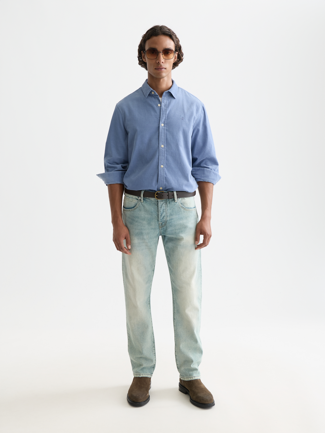 Lightweight corduroy regular-fit shirt